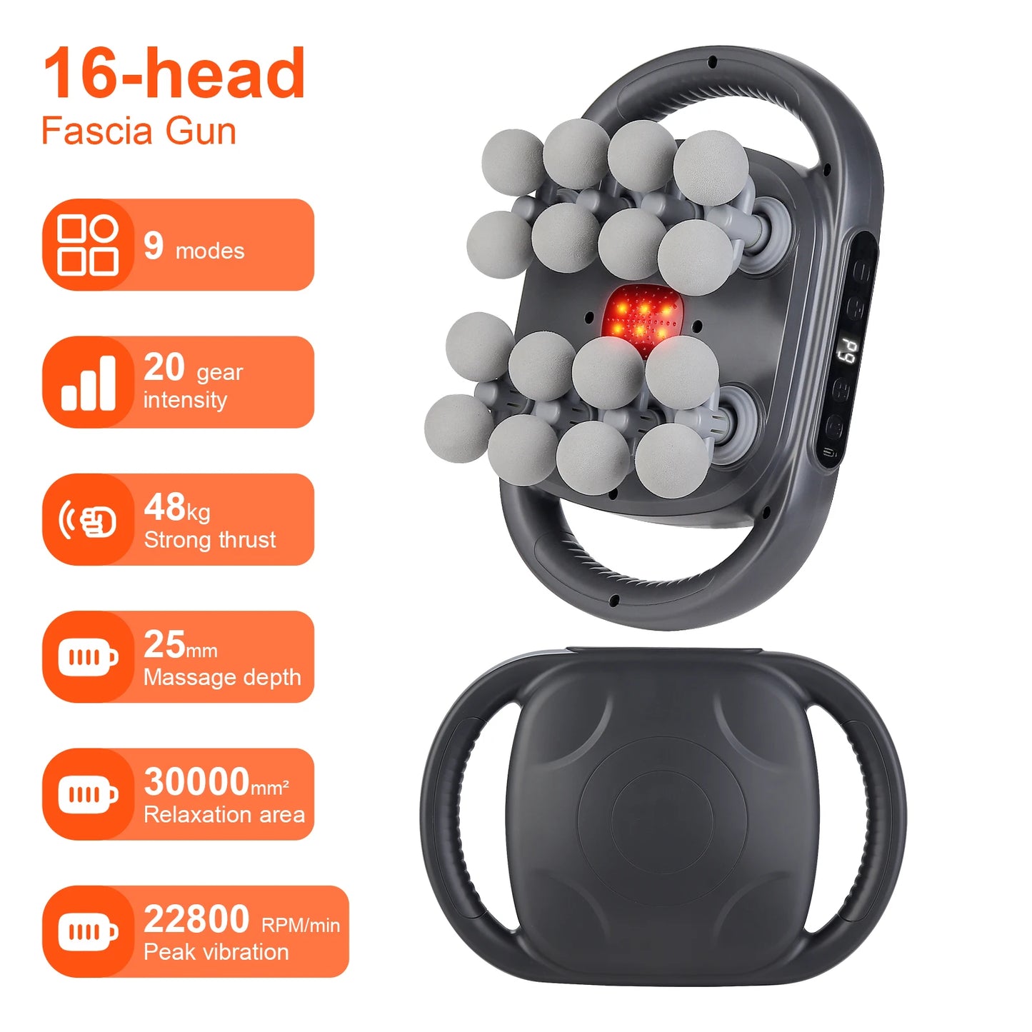 PowerFlex 16-Head Deep Tissue Massager
