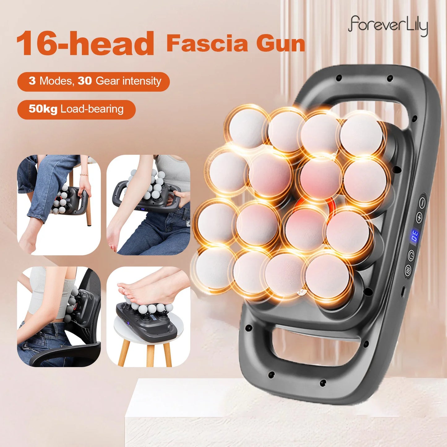 PowerFlex 16-Head Deep Tissue Massager
