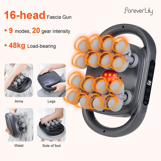 PowerFlex 16-Head Deep Tissue Massager